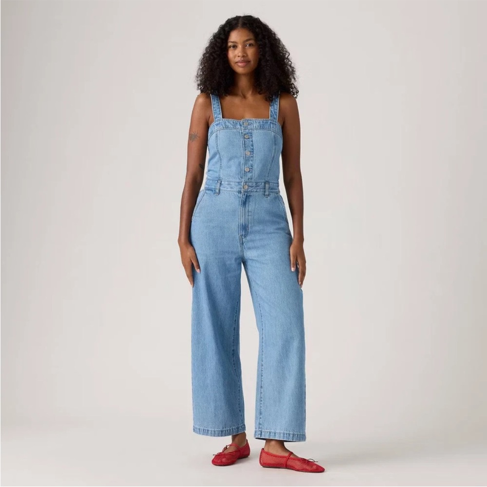 Levi's Women's Drea Jumpsuit - I Will L Women's Blue Denim Overalls